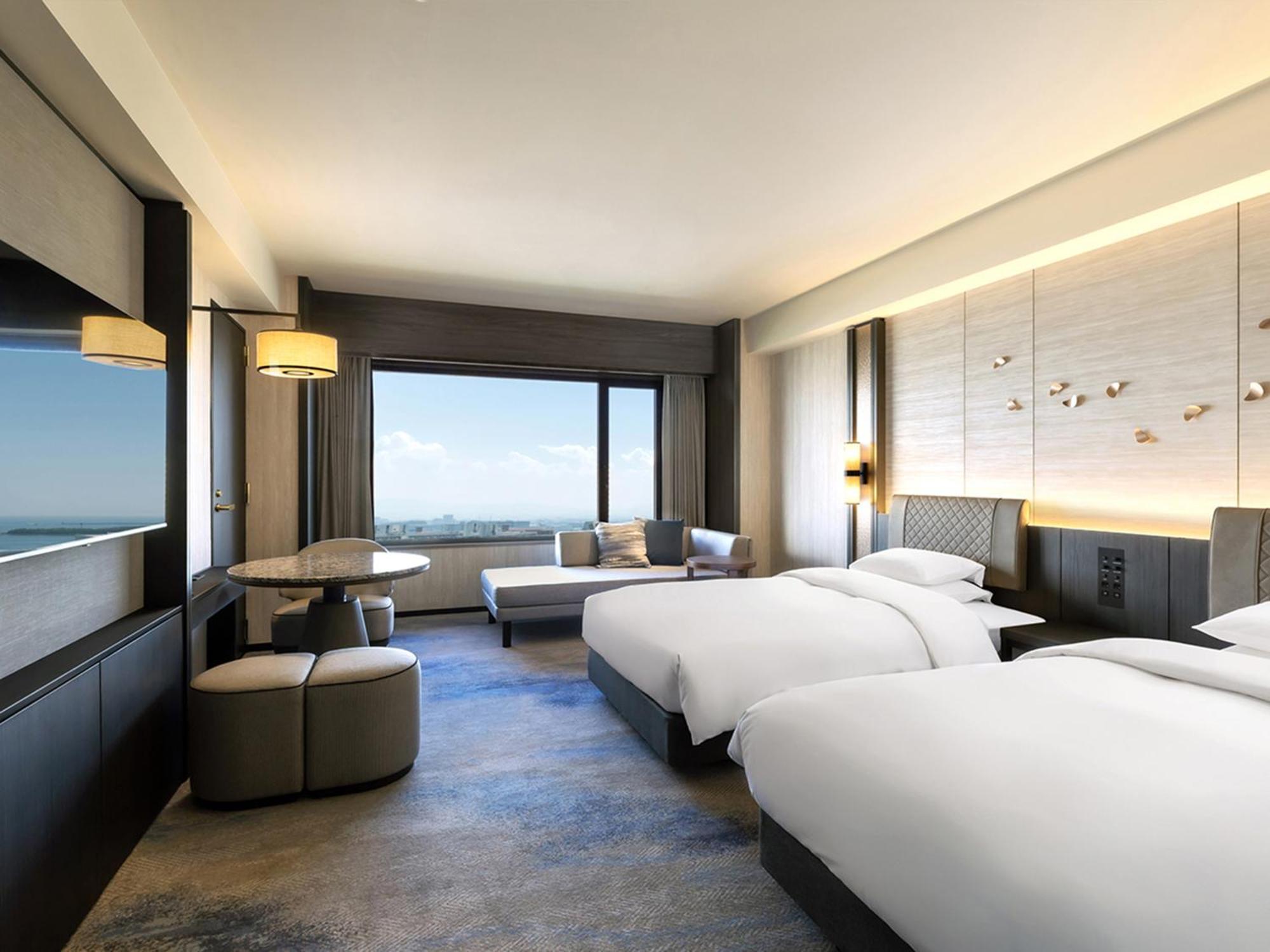 Chambre Lits Jumeaux Deluxe Rénovée - Vue sur Mer - Non-Fumeurs